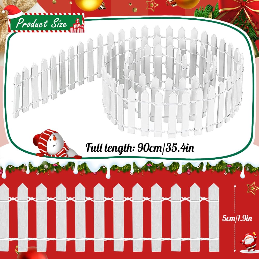 PALI DI NATALE in legno recinzione in legno decorazione natalizia