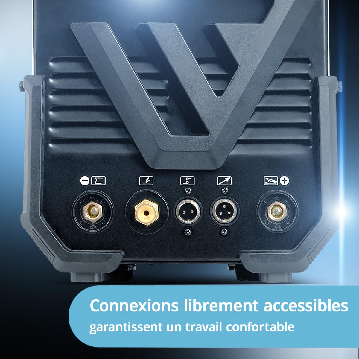 STAHLWERK Poste à souder AC/DC TIG 200 Puls ST – Inverter IGBT avec mode AC, MMA (ARC) jusqu'à 200 A, amorçage HF, fonction Pulse, mode 2T & 4T, Anti-Stick, idéal pour aluminium & tôles fines