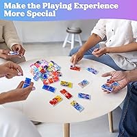 Vista 6 de LET'S RESIN Moldes de Resina, Molde de Epoxi de Dominó Doble 6 Tamaño Estándar, Moldes Brillantes para Fundición de Resina, Moldes de Silicona