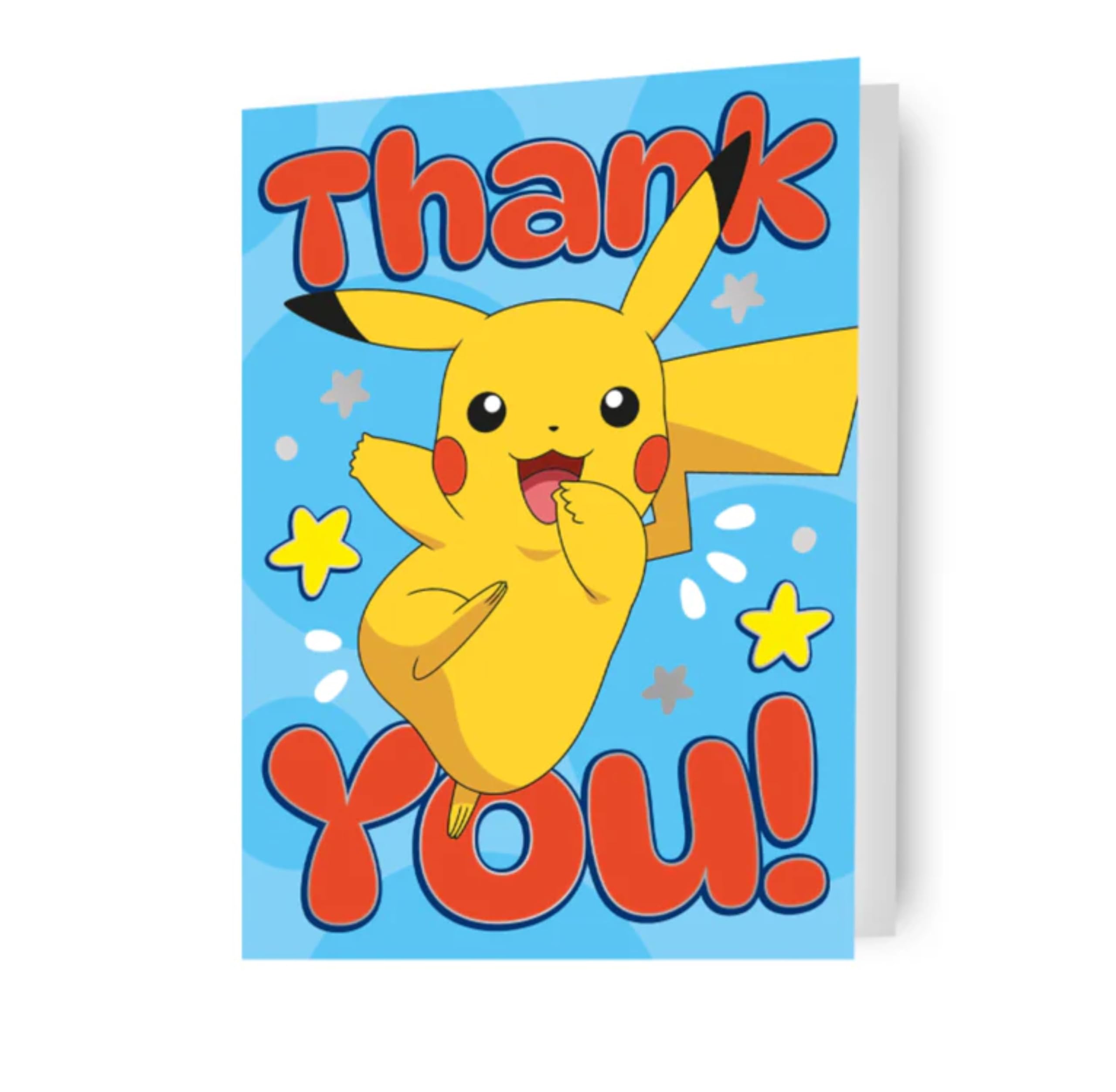 Thank you Card Pokemon theme - Thanks Greeting Card