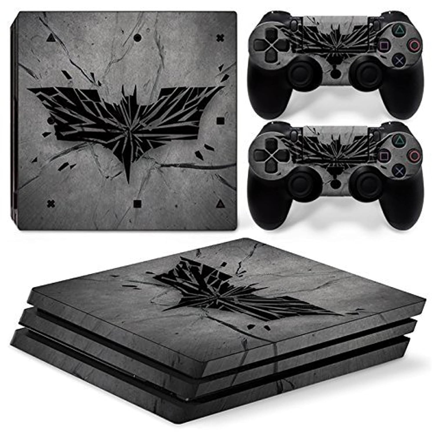 Khushi Decor Bat Man Black Pro 3m Skin Stickers Cover for Ps4 Pro Console and 2 Controllers Stickers (B0CW3DT4DZ) Amazon Price History, Amazon Price Tracker