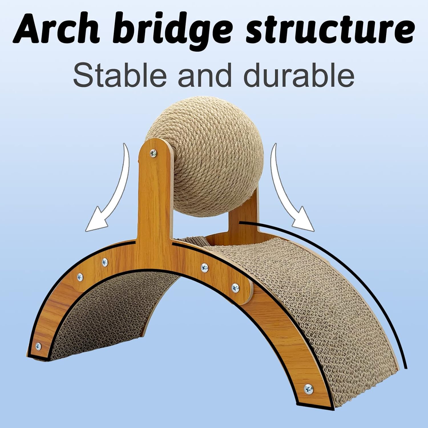 review Fhiny Rabbit Scratch Toy, Natural Sisal Rabbit Scratching Ball with Cardboard Pad 2-in-1 Bunny Claw Scratcher Interactive Toys Nail Scratching Post for Indoor Pets Kittens Ferrets Small Animals