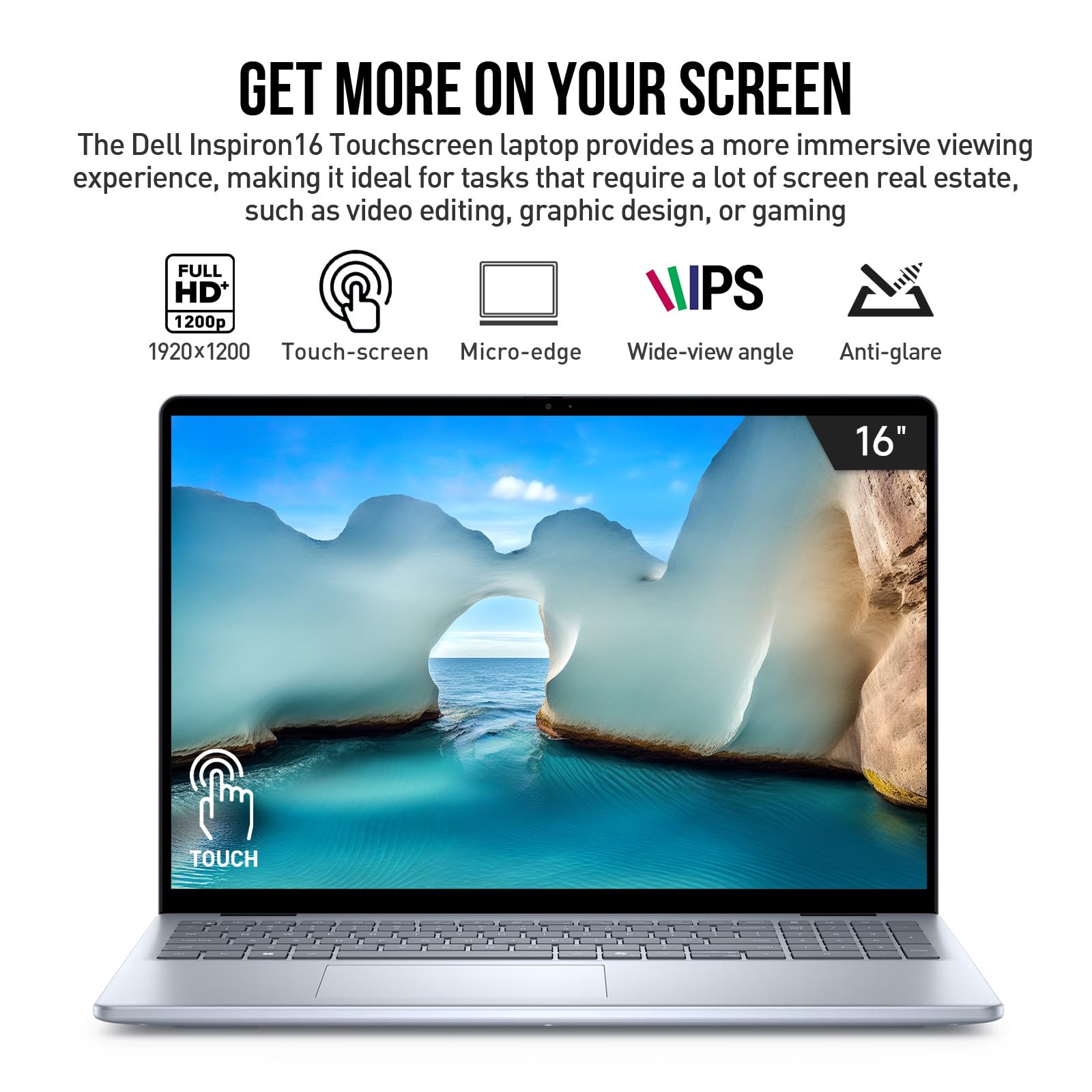 Amazon.co.jp: Dell 2026 Inspiron 16 タッチスクリーンノートパソコン