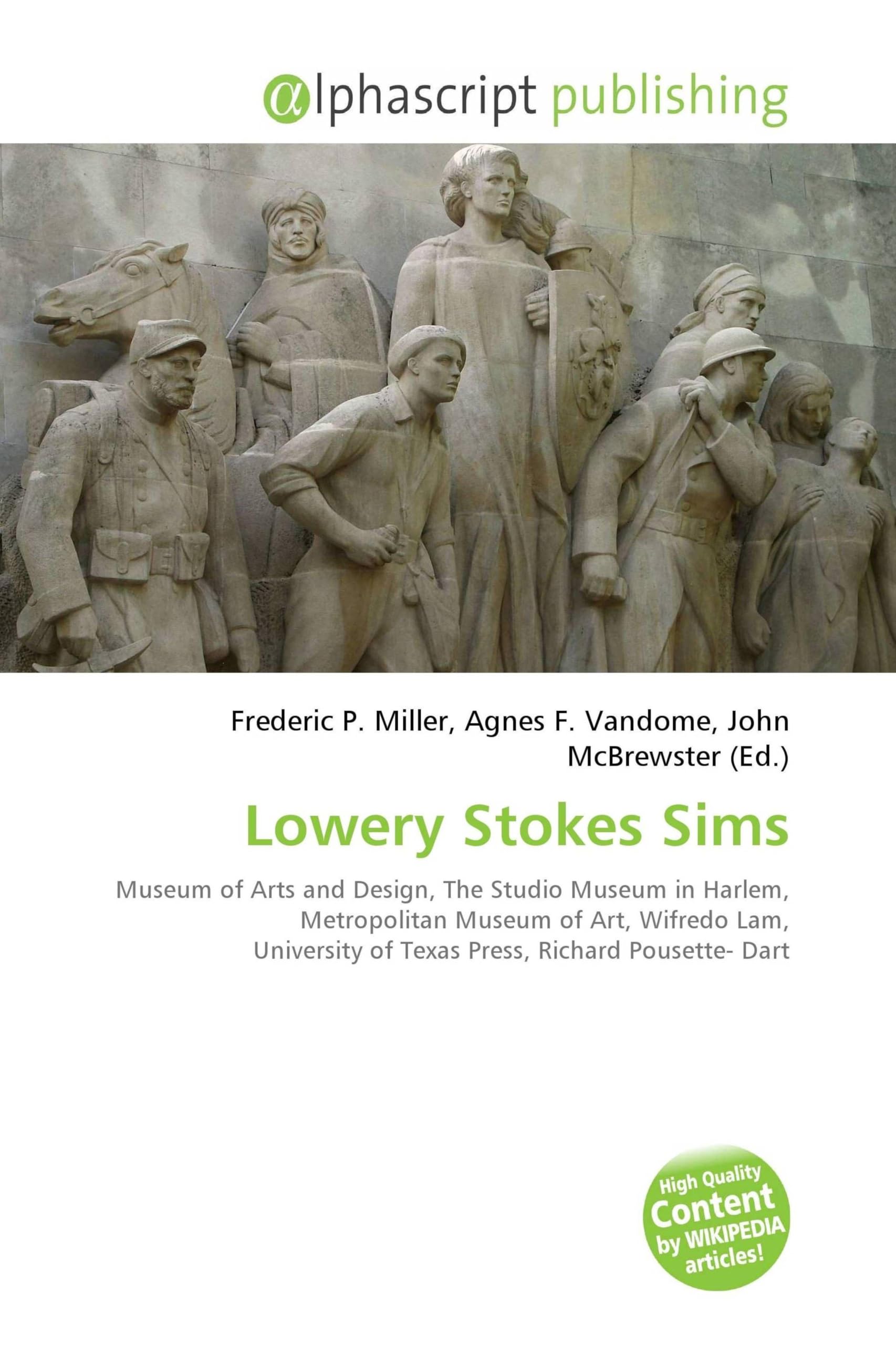 Lowery Stokes Sims livre art Metropolitan Museum Studio Museum Harlem Wifredo Lam
