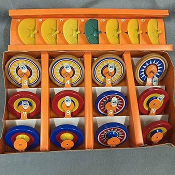 Amazon.co.jp: 昭和レトロ コマ いろいろ19個 当時物 駄菓子屋