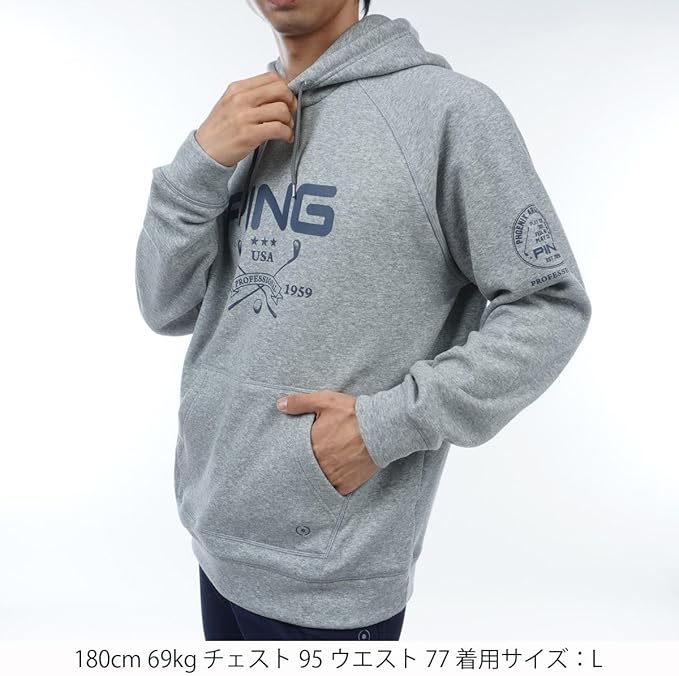 Amazon.co.jp: [ピン アパレル] [メンズ] スウェットパーカー