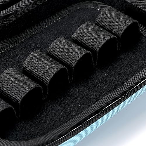 Miniatura 6 de Hipiwe Estuche rígido de transporte de aceites esenciales con capacidad para 12 botellas (puede contener rodillos de 0.2 fl oz, 0.3 fl oz y 0.3 fl