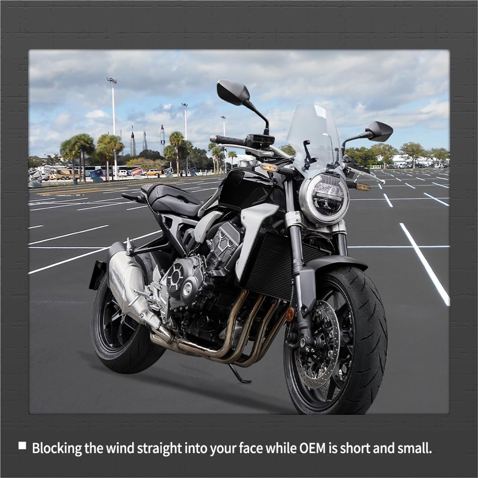 Przednia szyba motocyklowa Do Honda CB1000R CB650R Windscreen