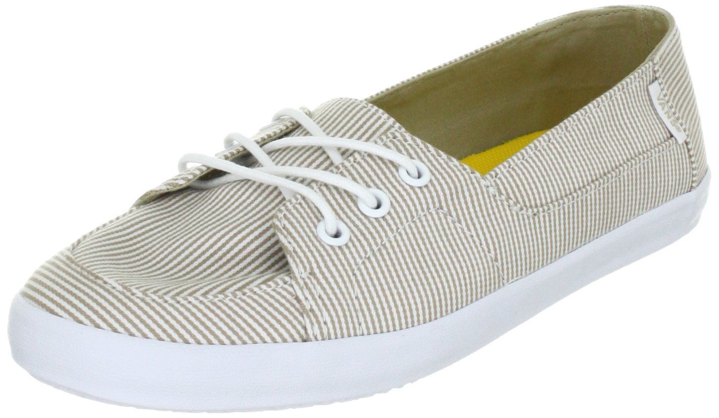 Vans W Palisades Vulc (Stripes) Khaki, Zapatillas Mujer