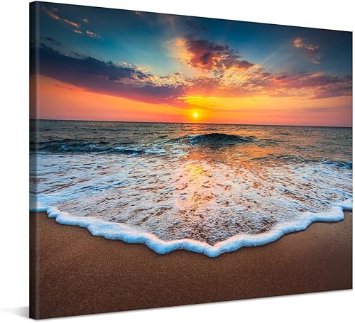 Miniatura 1 de PICANOVA Cuadro en lienzo de 40 x 30 pulgadas  Lienzo decorativo para pared  Impresión en lienzo  Cuadro de decoración de pared estirado en marco de