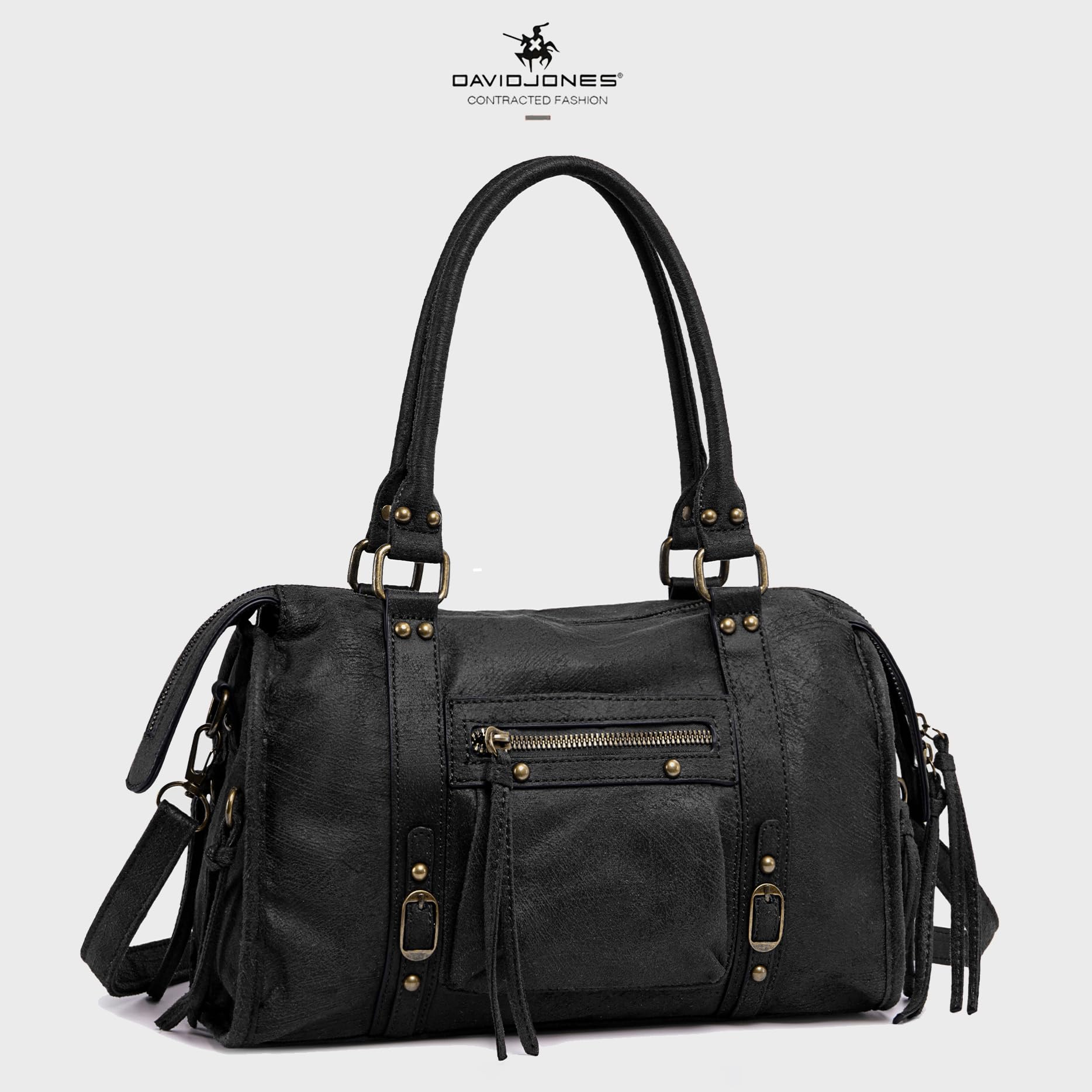 David Jones – Bolso pequeño con correa para el hombro ante