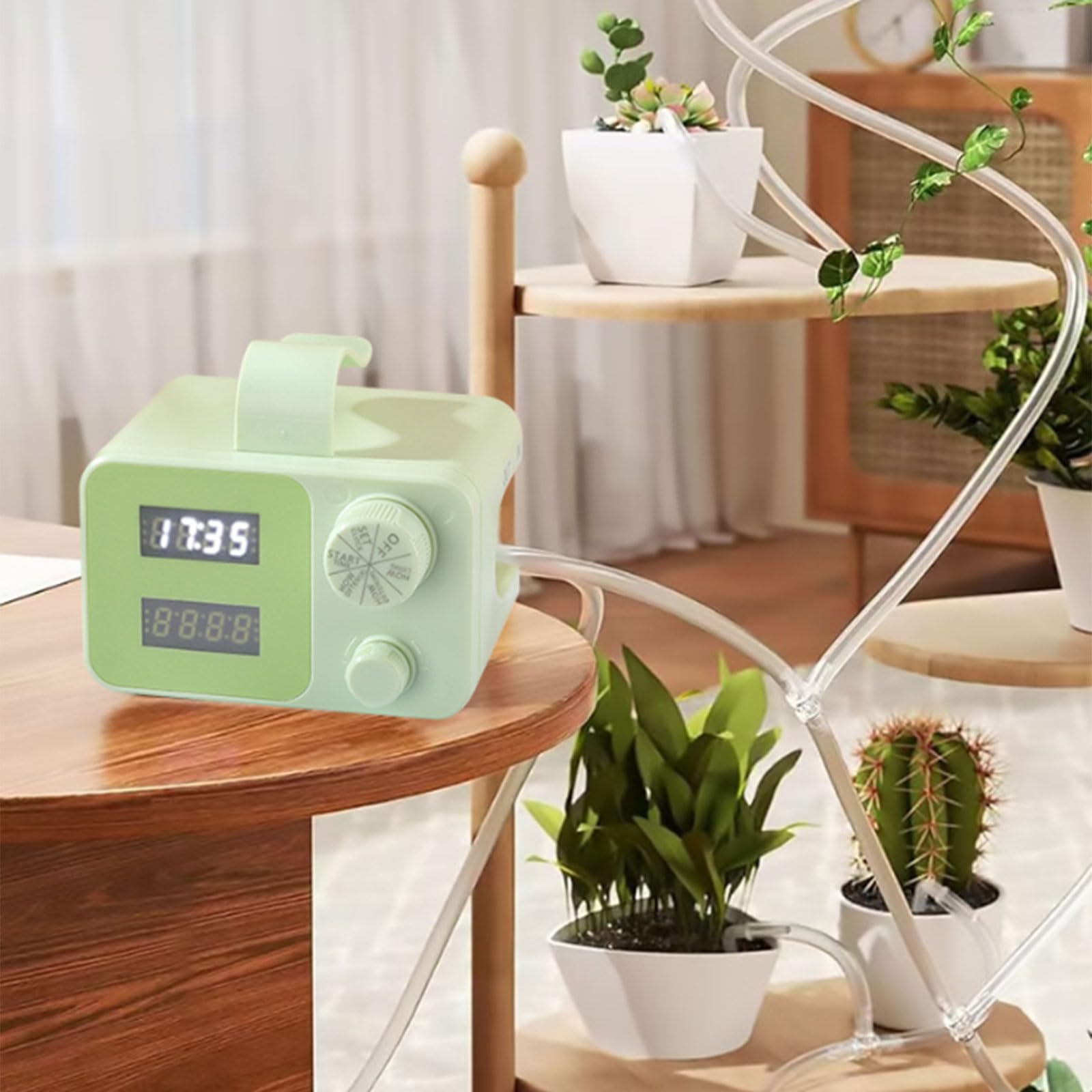 Dispositivo Intelligente irrigazione a Goccia per Giardinaggio Domestico 15 uscite Programma programmabile a 30 Giorni utilizzo Irrigazione Smartgarden