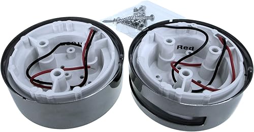 Miniatura 3 de Pactrade Marine Luz de navegación horizontal SS304 LED Verde Estribor Puerto Rojo