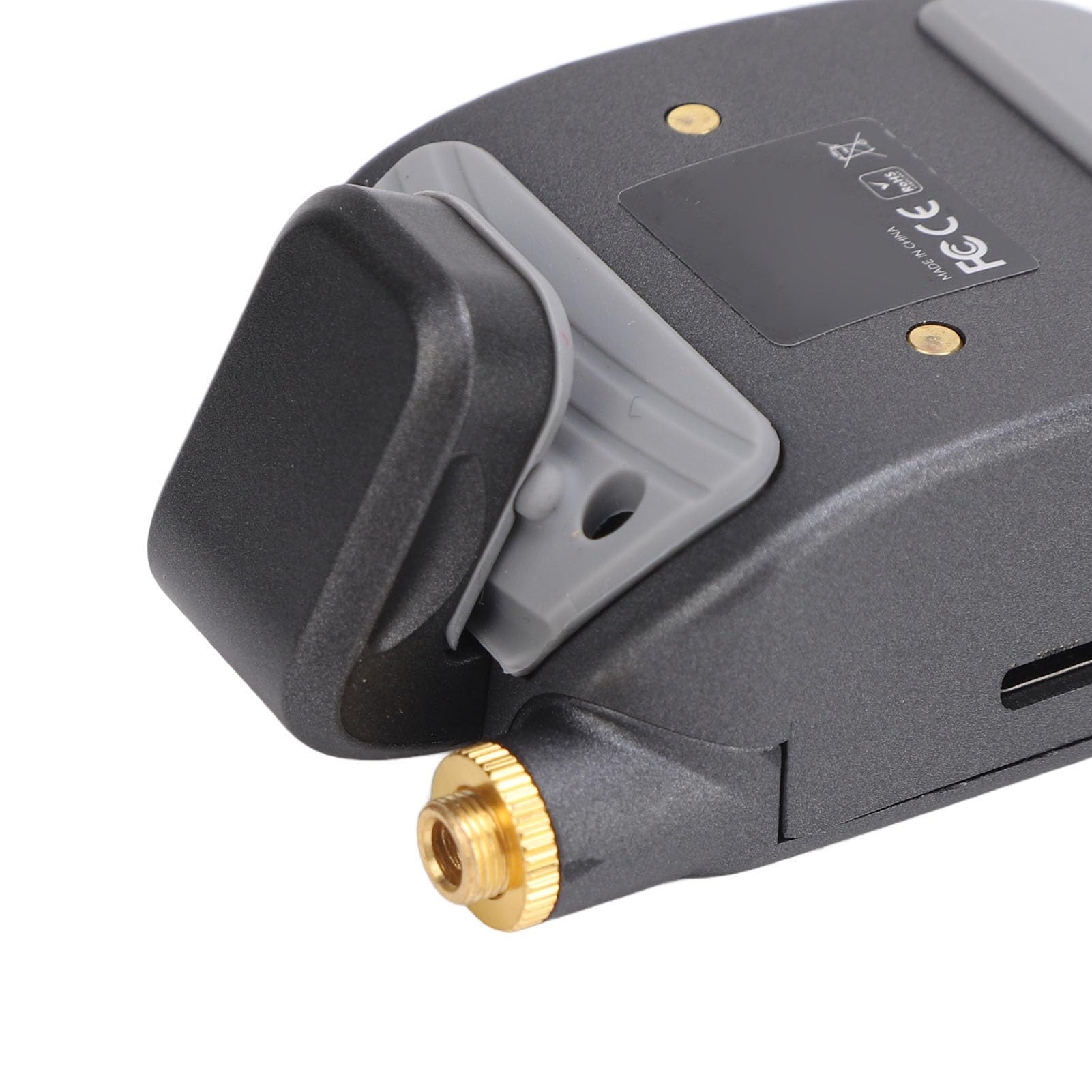 POENVFPO Drahtloses Saxophon-Mikrofonsystem, Digitaler Chip, 40 M, Stabile Übertragung, UHF 652–663 MHz, mit Sattem, Klarem Klang, für Saxophone, Trompeten, Hörner, Blasinstrumente