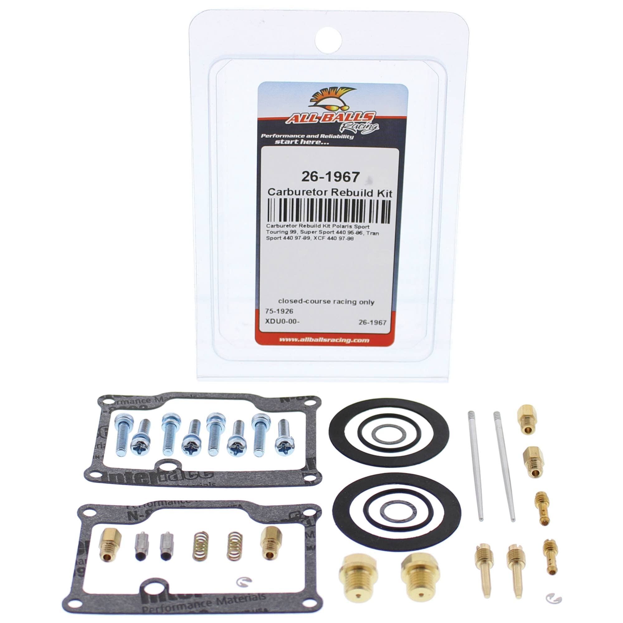 All Balls 26-1967 Racing Carb Rebuild Kit - View #6