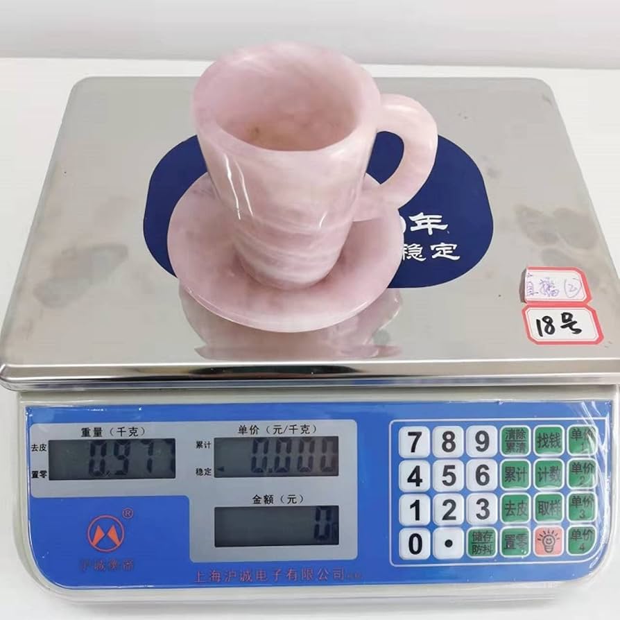 天然ローズクォーツカップ（手彫り） 天然ローズクォーツ カップ（手彫り） - S&K GALLERY | minne