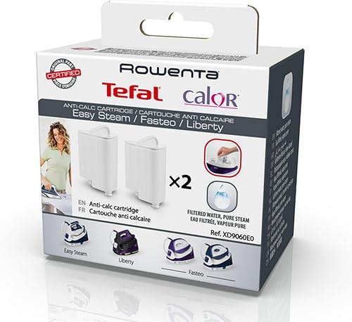 Miniatura 7 de Tefal XD9060E0 - Cartucho de hierro antiincrustación, plástico, color blanco