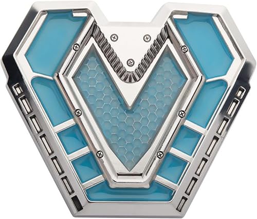 Black Panther oficial Réplica magnética del reactor de arco de pecho Ironheart de Marvel Studios, Wakanda Forever brilla en la oscuridad con