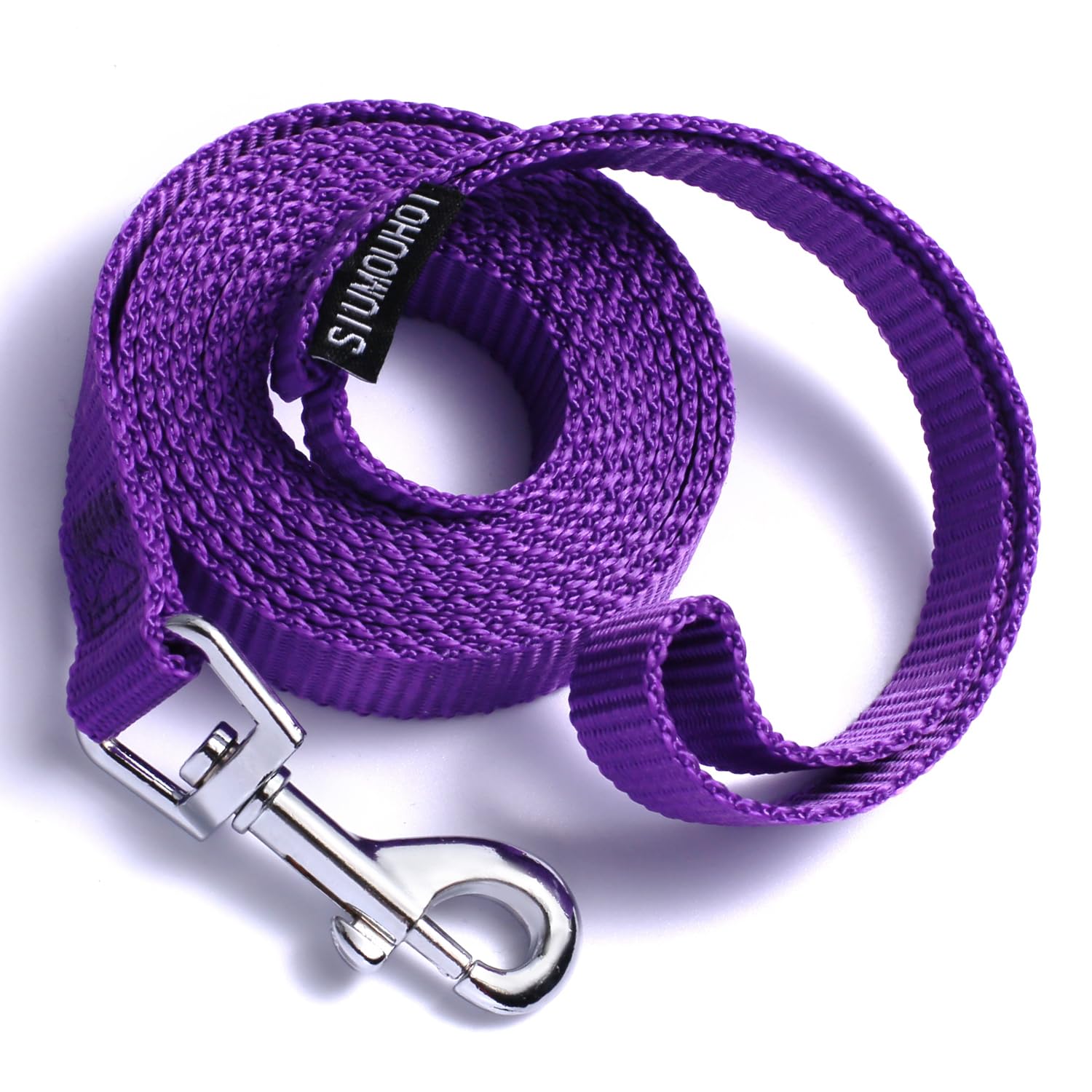 Siumouhoi 6 FT Puppy Leashes, Strong Traditional Style Leash with Easy to Use Collar Hook,Dog Lead Great for Small and Medium and Large Dog (Purple, 5