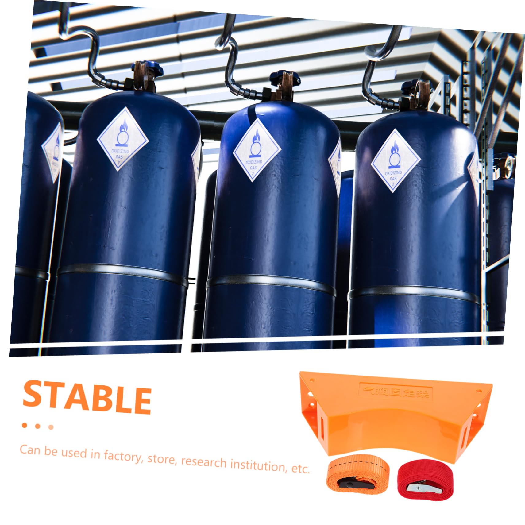 1 Set Gas Bottle Holder Propane Tank Cylinder Holder Cylinder Bracket Cylinder Wall Mounted Bracket Wall Cylinder Stand Gas Tank Holder Gas Tank Bracket Gas Tank Mount Plastic FELTECHELECTR