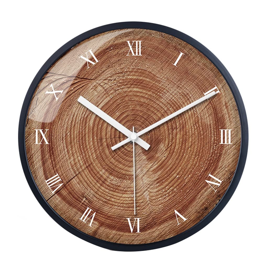 Horloge murale muet pour chambre éliminant le bruit de tic-tac avec style simple
