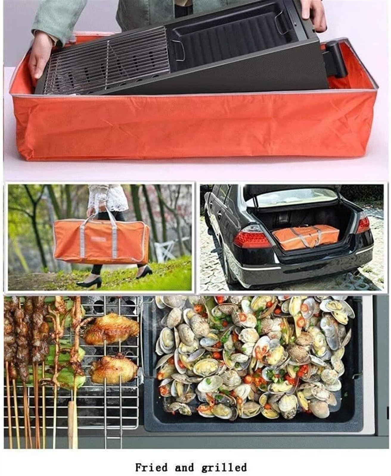 Grill Kempingowy Domowy Grill Węglowy Grill Odpowiedni Do Ogrodu Camping Beach Party Na Świeżym Powietrzu Grillowania