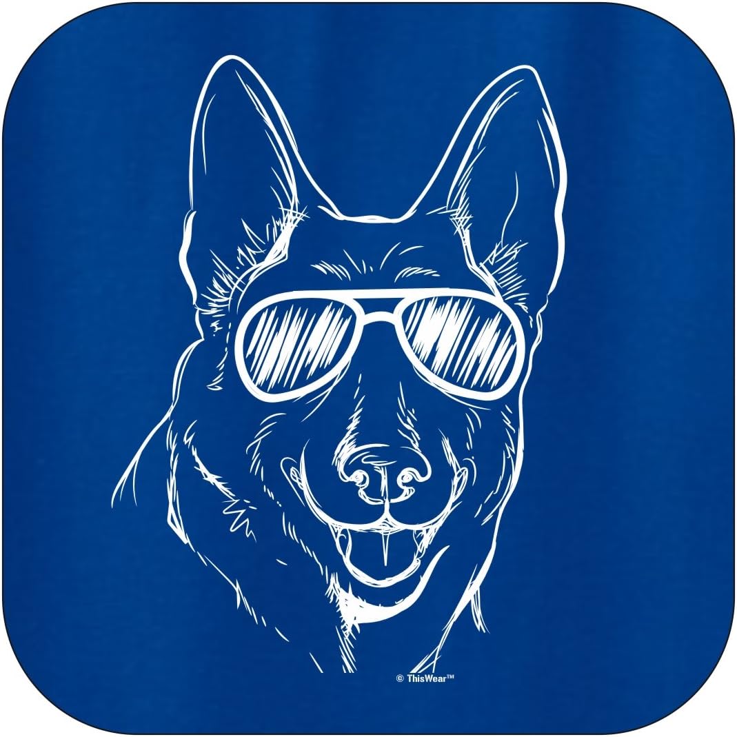 ThisWear Dog Lover Gift German Shepherd Sunglasses Dog Gift Long Sleeve T-Shirt