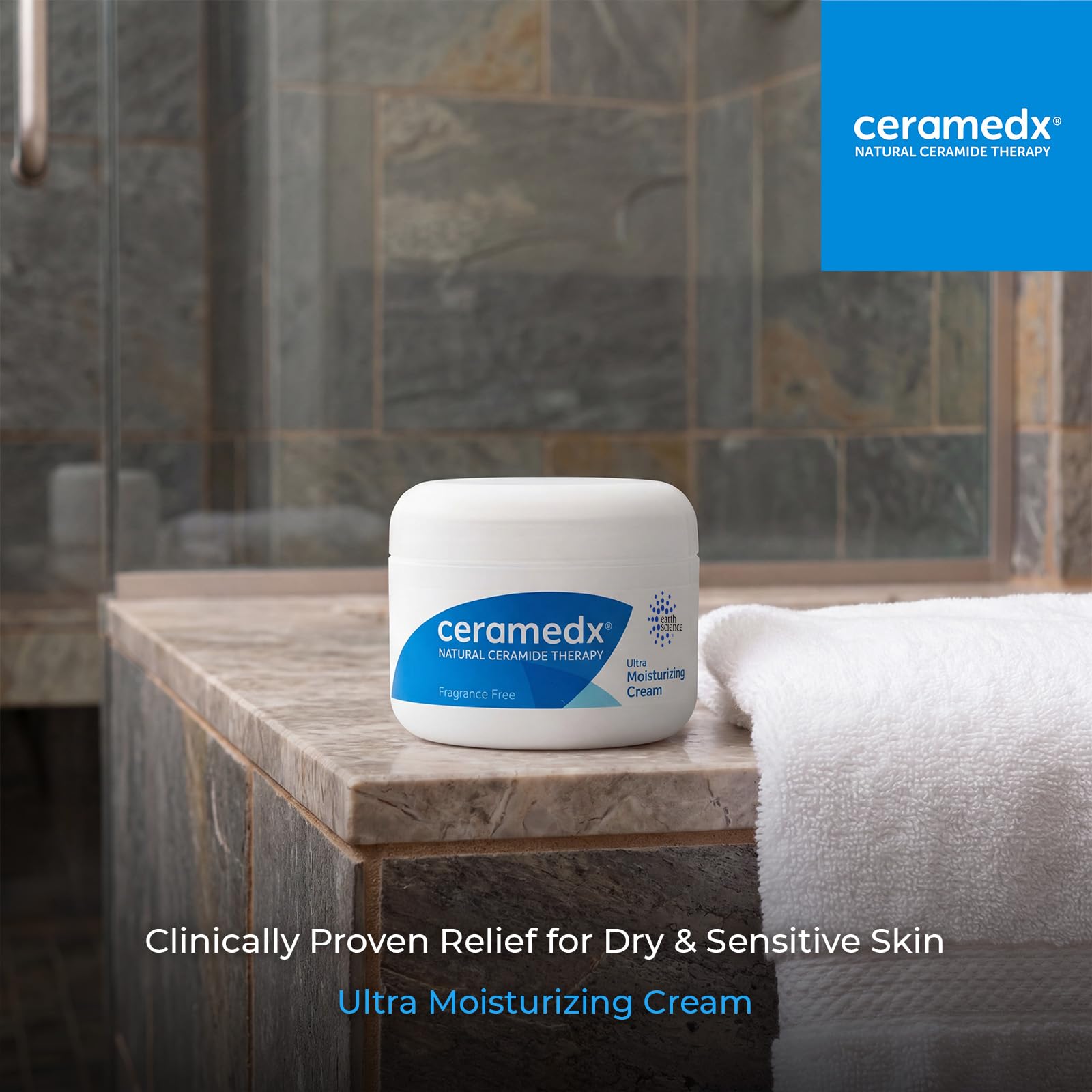 CERAMEDX - Ultra Moisturizing Natural Ceramide Cream Unscented for Dry, Sensitive Skin (6 oz.) thumbnail 2