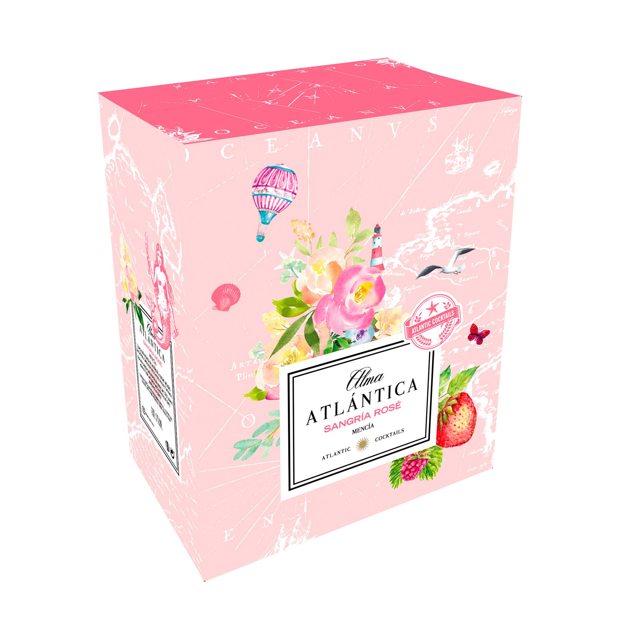 Alma Atlántica Sangría Rosada premium - 6 x 750 ml