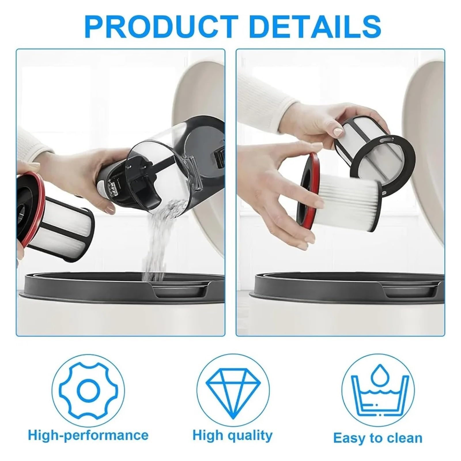 Filtro De Escape Lavable, Compatible Con Bosch