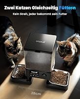 oneisall 5L Automata Macskaeledel Adagoló WiFi Applikációval, 2 Rozsdamentes Tál 4