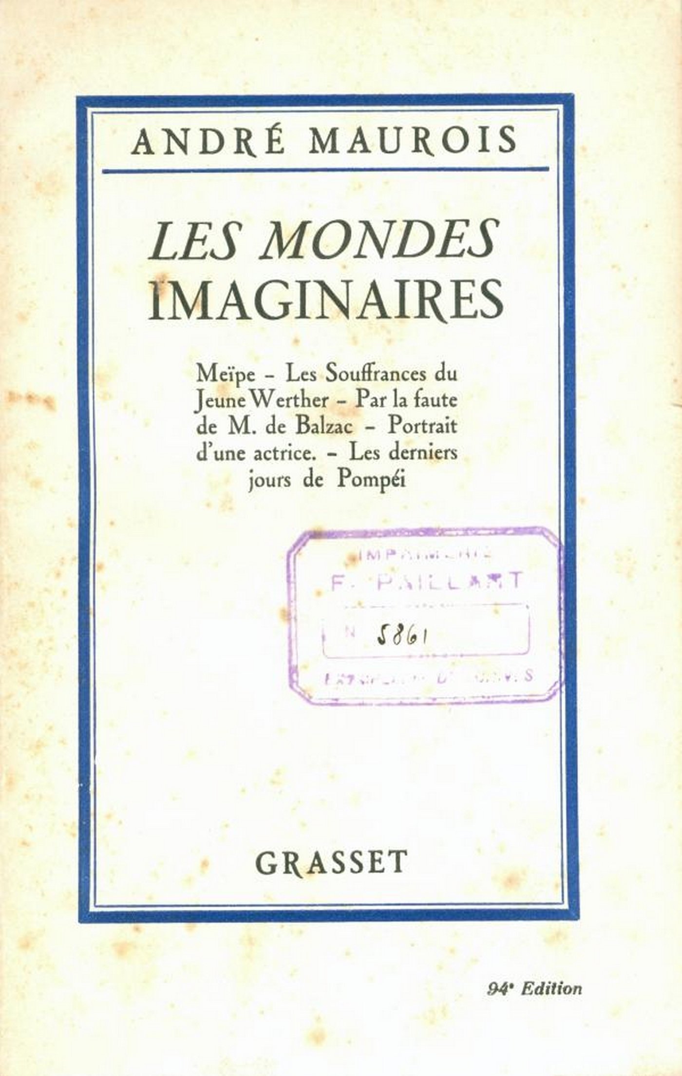 Les mondes imaginaires (French Edition)