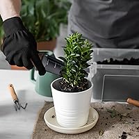 Vista 6 de Hori Hori Garden Knife, Garden Tools with Sheath, 6" Stainless Steel Blade with Cutting Edge, Full-Tang Walnut Ergonomic Wood Handle with Hanging