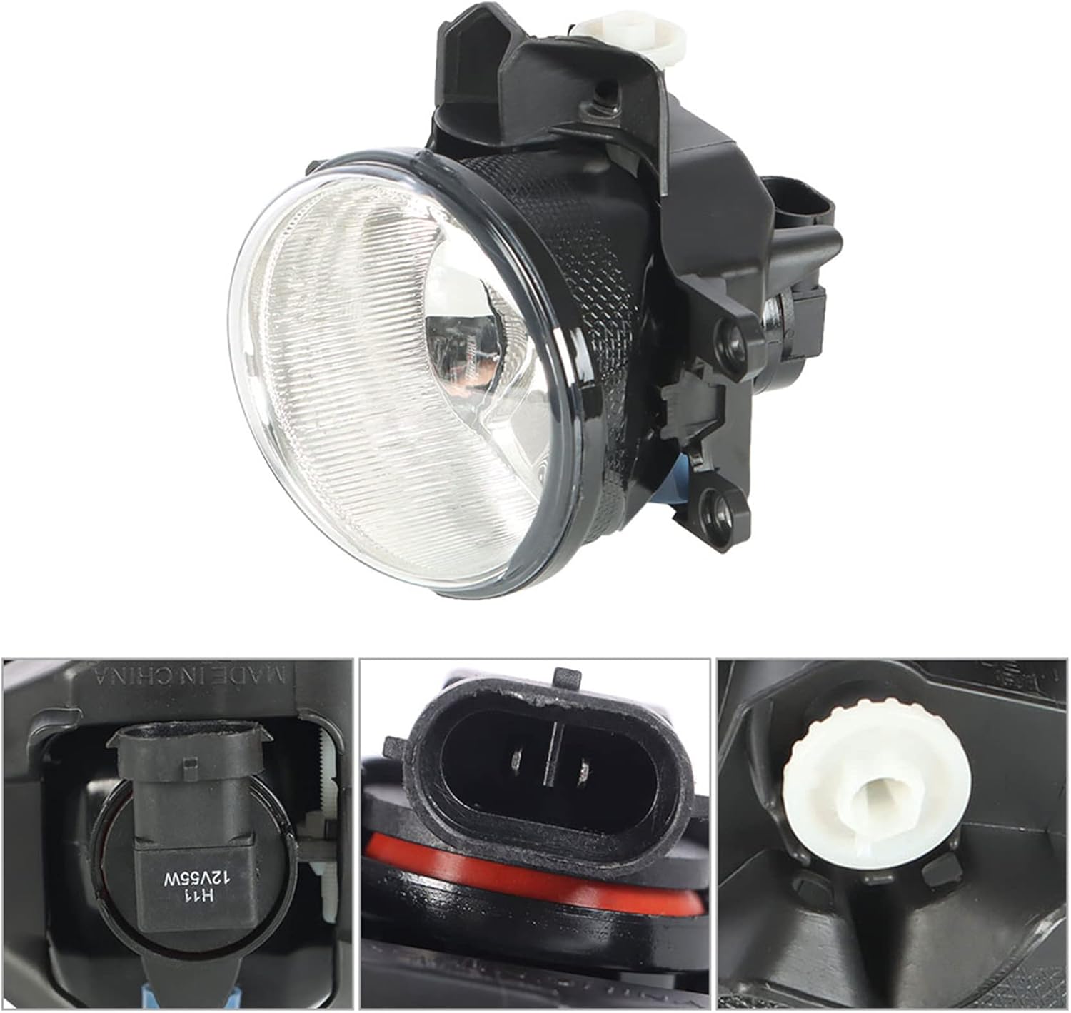 labwork 1 Pair Fog Lights Replacement for Tundra 2014-2021 Clear Lens with Harness Switch Driving Fog Light Lamp 8122002160 TO1038175