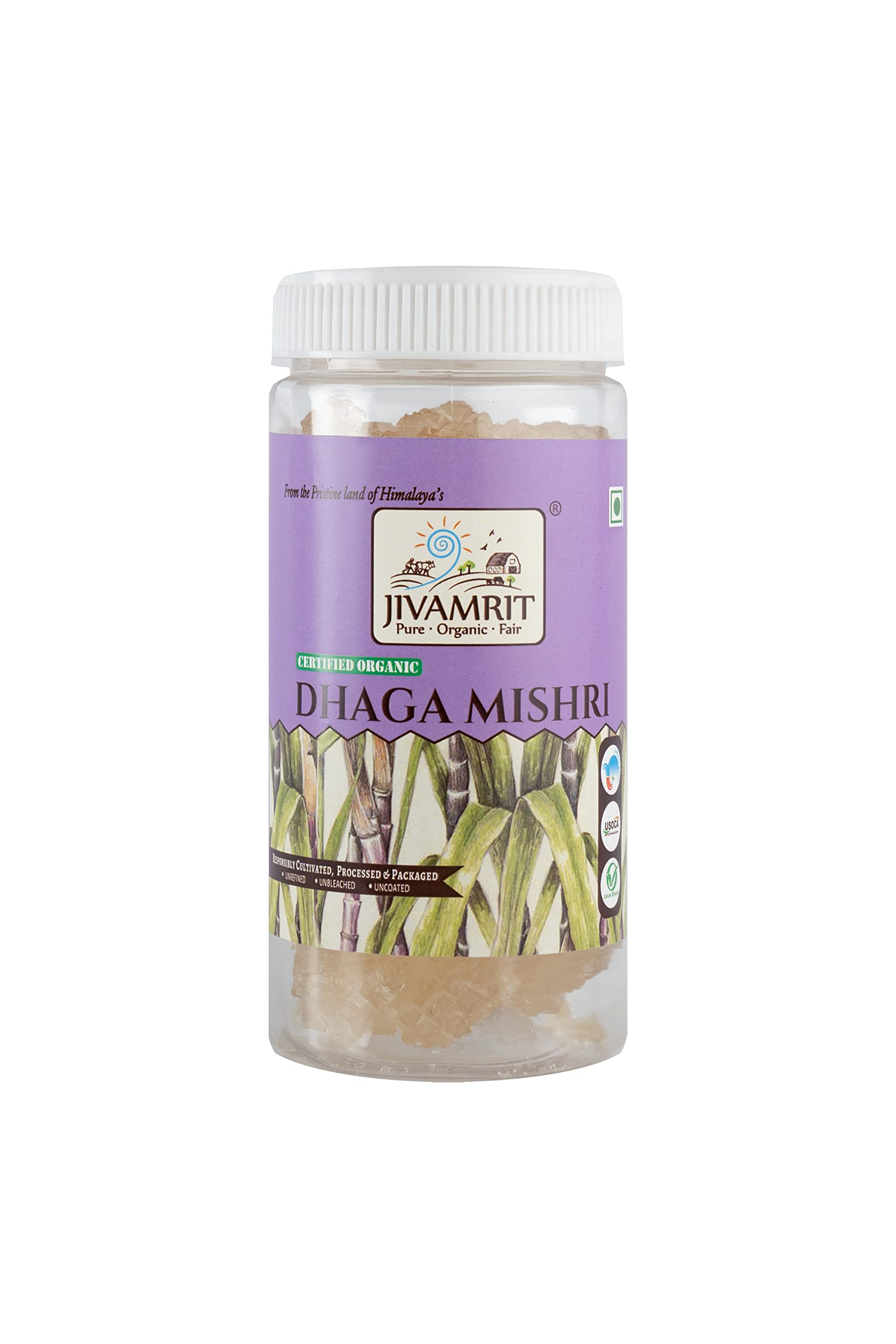 Jivamrit Organic Dhaga Mishri/Sugar Crystals/Sugar Thread/Dhage Wali Misri 250 Gram - 100% Vegan, Preservative Free, No artificial color and No Additives… (B0BKW7XJBW) Amazon Price History, Amazon Price Tracker