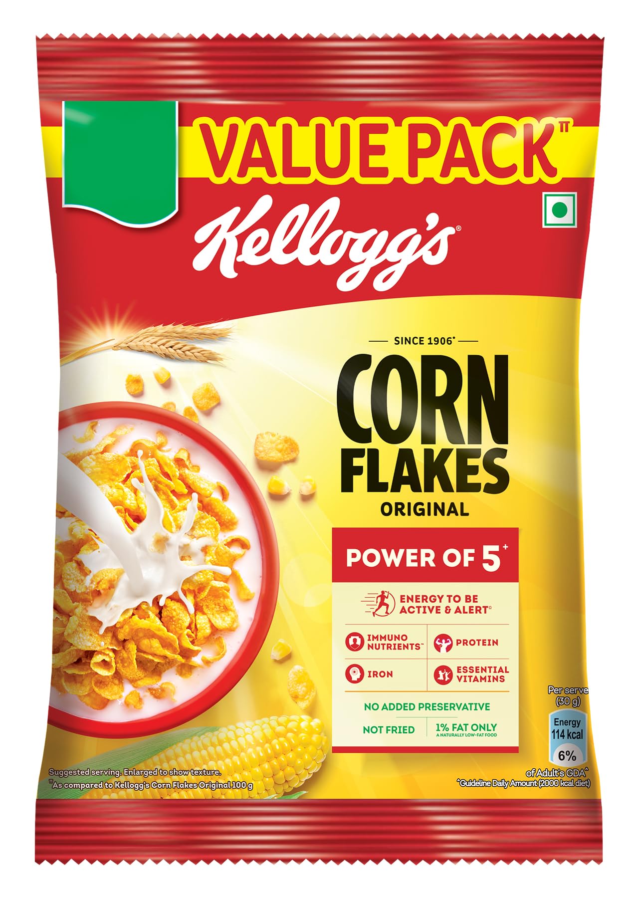 Buy Kellogg's Corn Flakes Original, High in Iron, High in B Group s