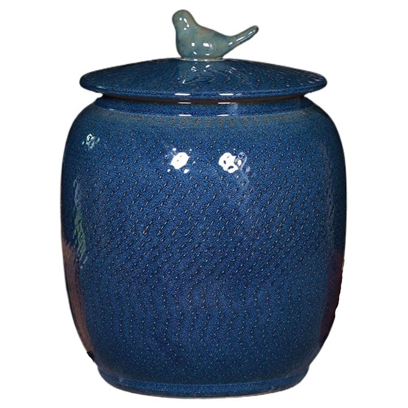 MLYYJH Contenitori per Alimenti Ermetici Ceramica Dispenser di Riso con Coperchio - Controsoffitto Ermetico Piccolo Largo Senza Bpa Serbatoio di Cereali, Moderno, Agriturismo Dispensa Cucina