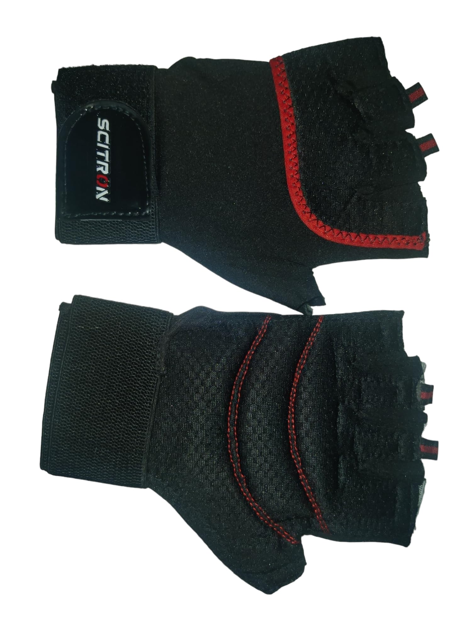 SCITRON Gym Gloves for Men & Women with Wrist Support Accessories for Weightlifting, Training, Exercise, Cycling Gloves, Bike Sports Gloves