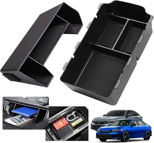 Bandeja organizadora de consola central Civic 2024 2025 para Honda Civic 2023 2022 11 generación Sedan Hatchback LX EX Sport 2022 Accesorios Civic
