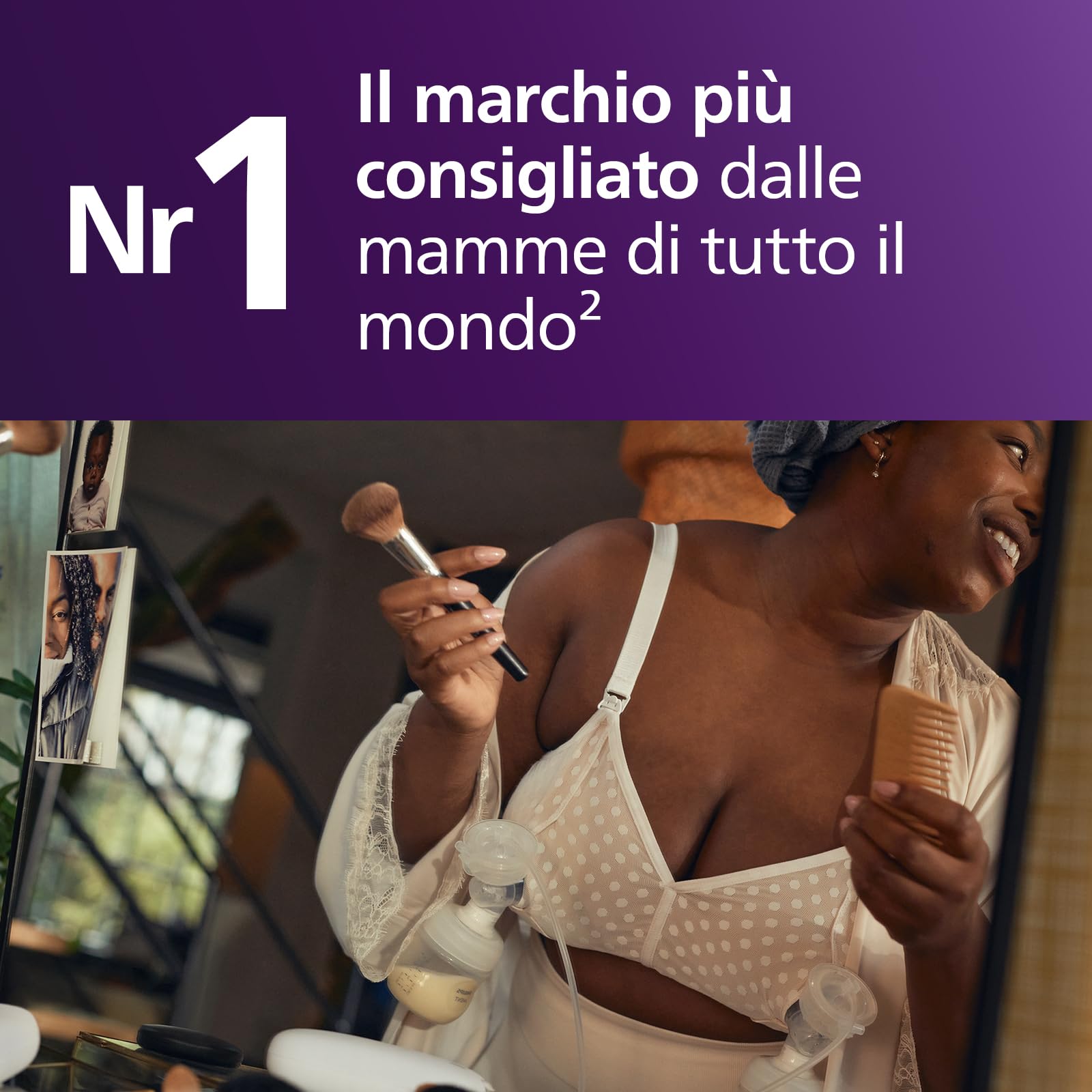 PHILIPS Avent Single Electric Breast Pump, tiralatte di qualità ospedaliera con motore silenzioso e ricaricabile per la massima discrezione ovunque ti trovi, borsa da viaggio, modello SCF396/31