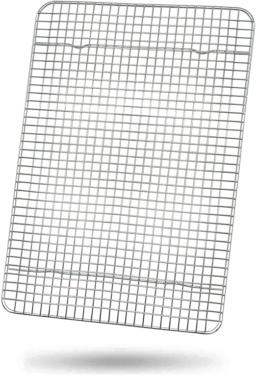 Cooling Rack, Oven Safe, 15 x 10 inches Baking Rack for Oven Cooking, Stainless Steel Wire Rack for Baking