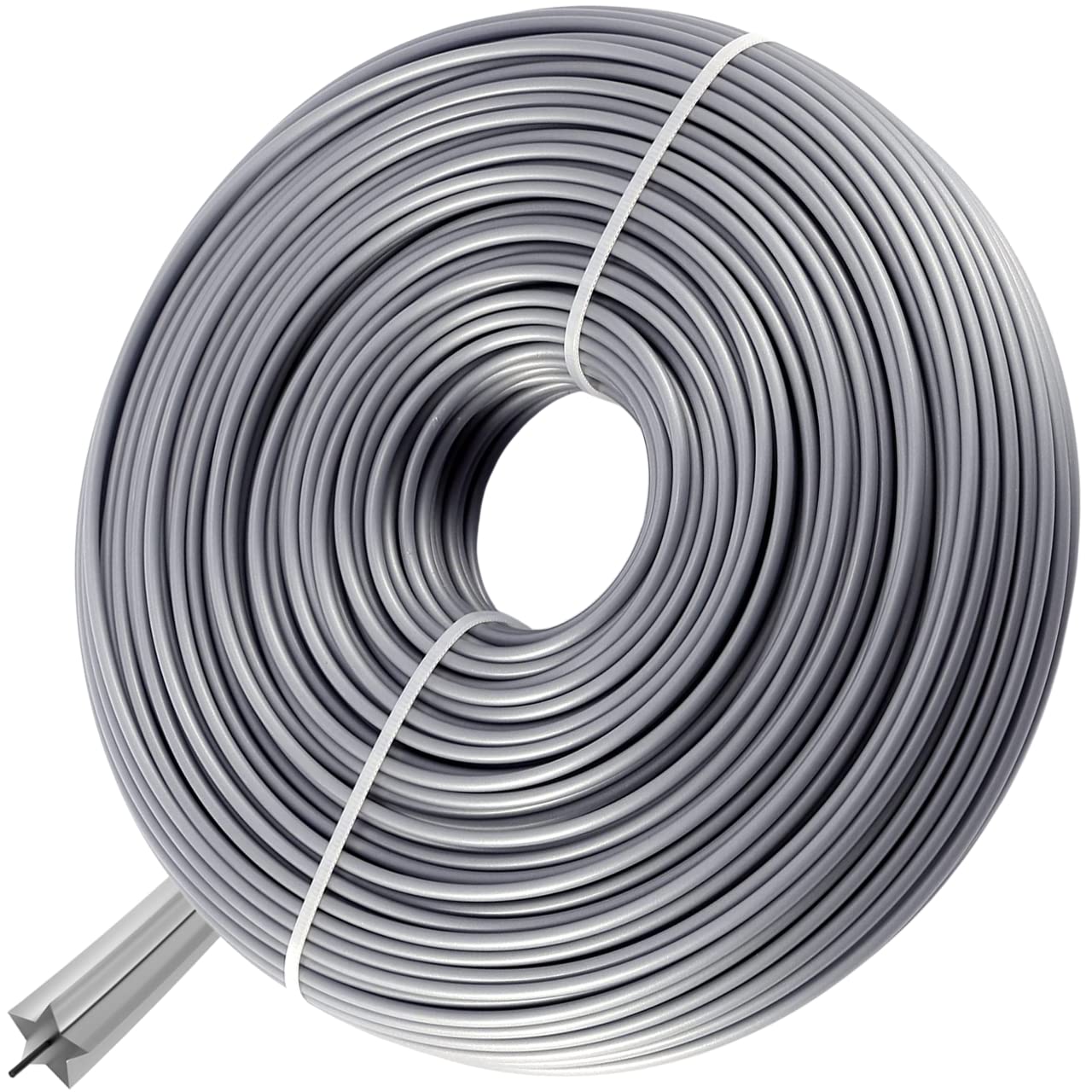 Hilo de Corte GARDENIX Hilo de Corte Reforzado 2,0 mm x 50 m Hilo de Corte de césped 5-Kant Hilo de Nailon