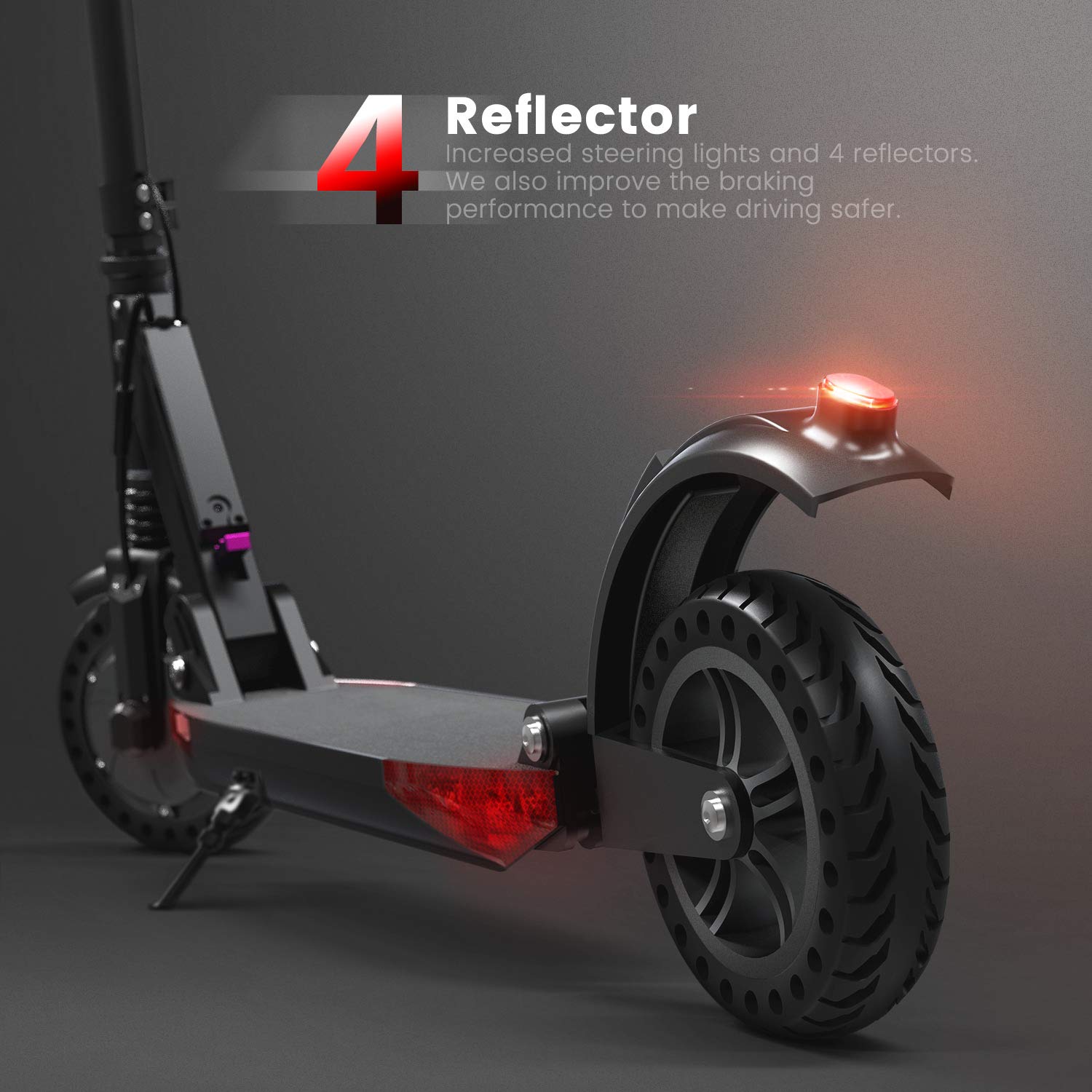 Electric Scooters Adults 30km Long Range 350W Motor 8''