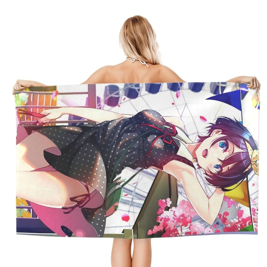 Amazon｜バスタオル 彼女、お借りします 更科るか 大判 マイクロ
