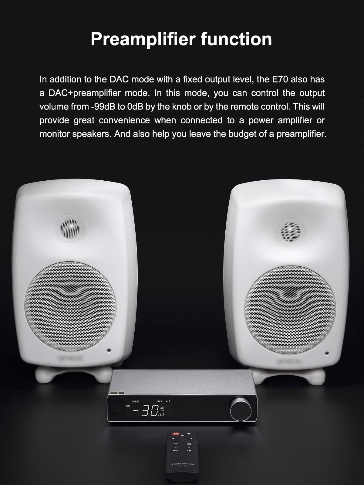 Amazon.co.jp: TOPPING E70 ES9028Pro DAC XU316 RCA XLR出力 