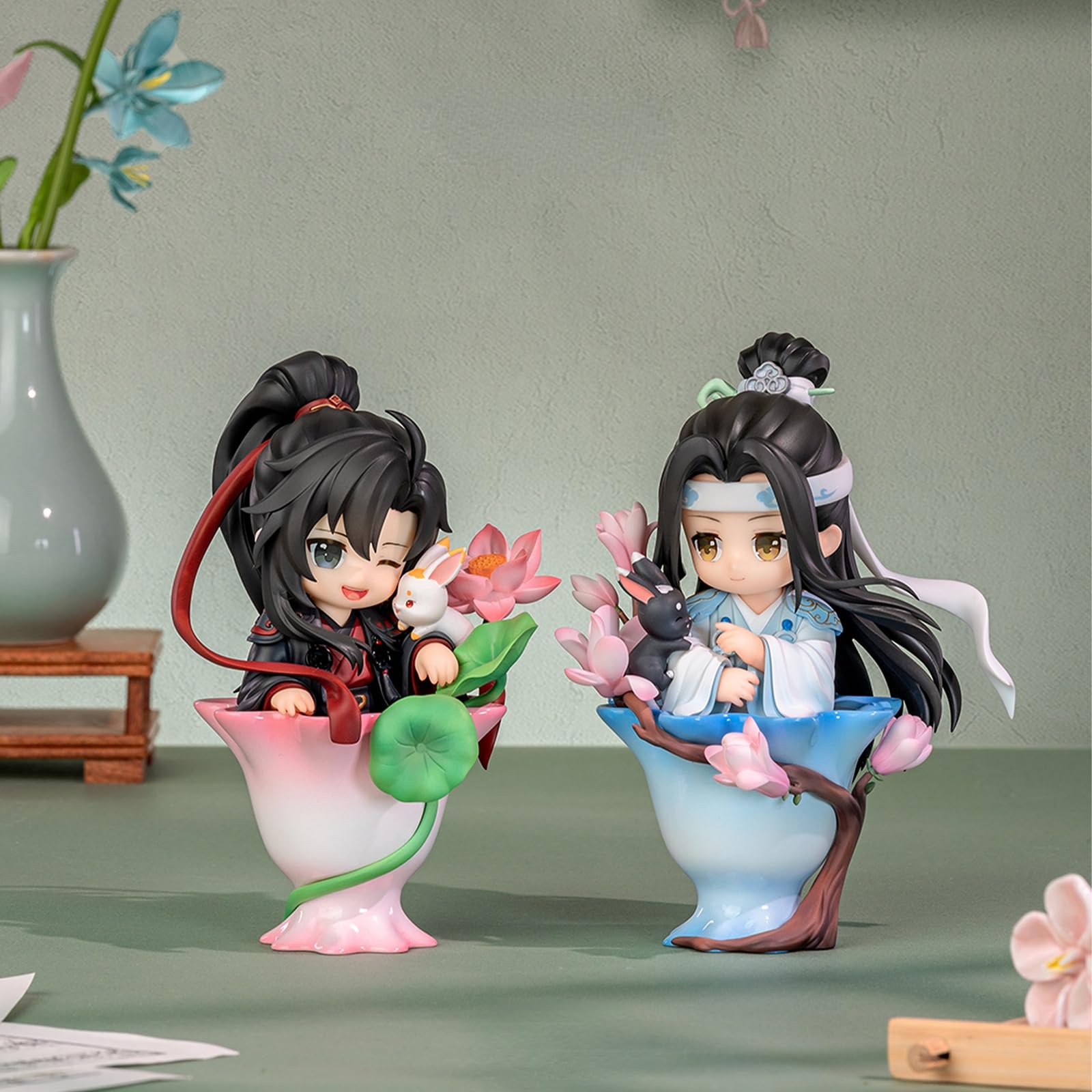 Amazon.com: Bahomu Whole Set Anime Blind Box, 6PCs Cute Mo Dao Zu