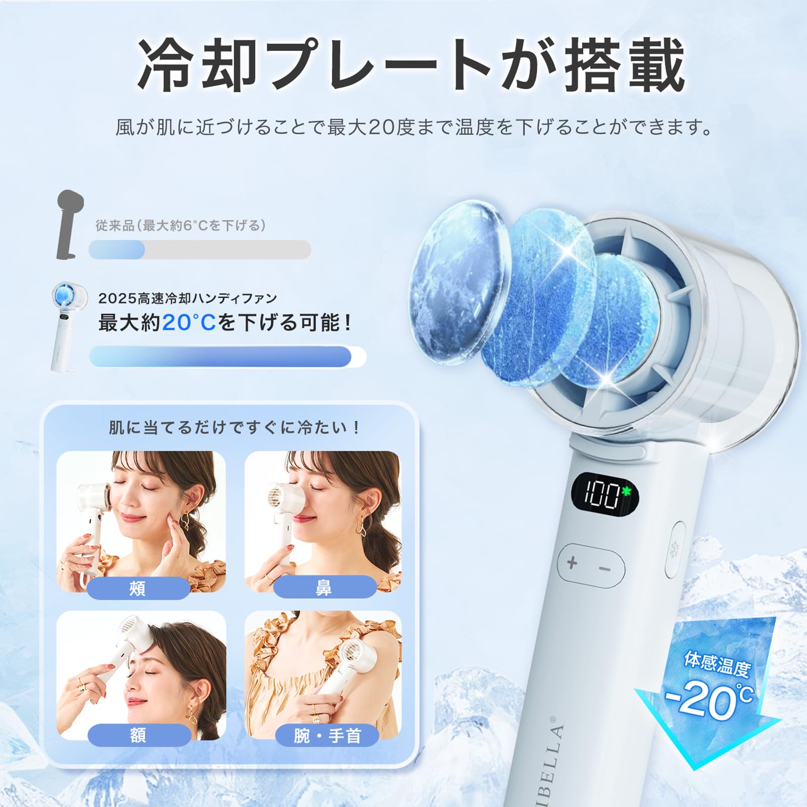 2025年　  冷却プレート5面　
ワークマン　ペルチェベスト　PRO2　スペシャルエディション　 Amazon.co.jp: 【瞬間冷却 2025年夏新型】シシベラ ハンディファン