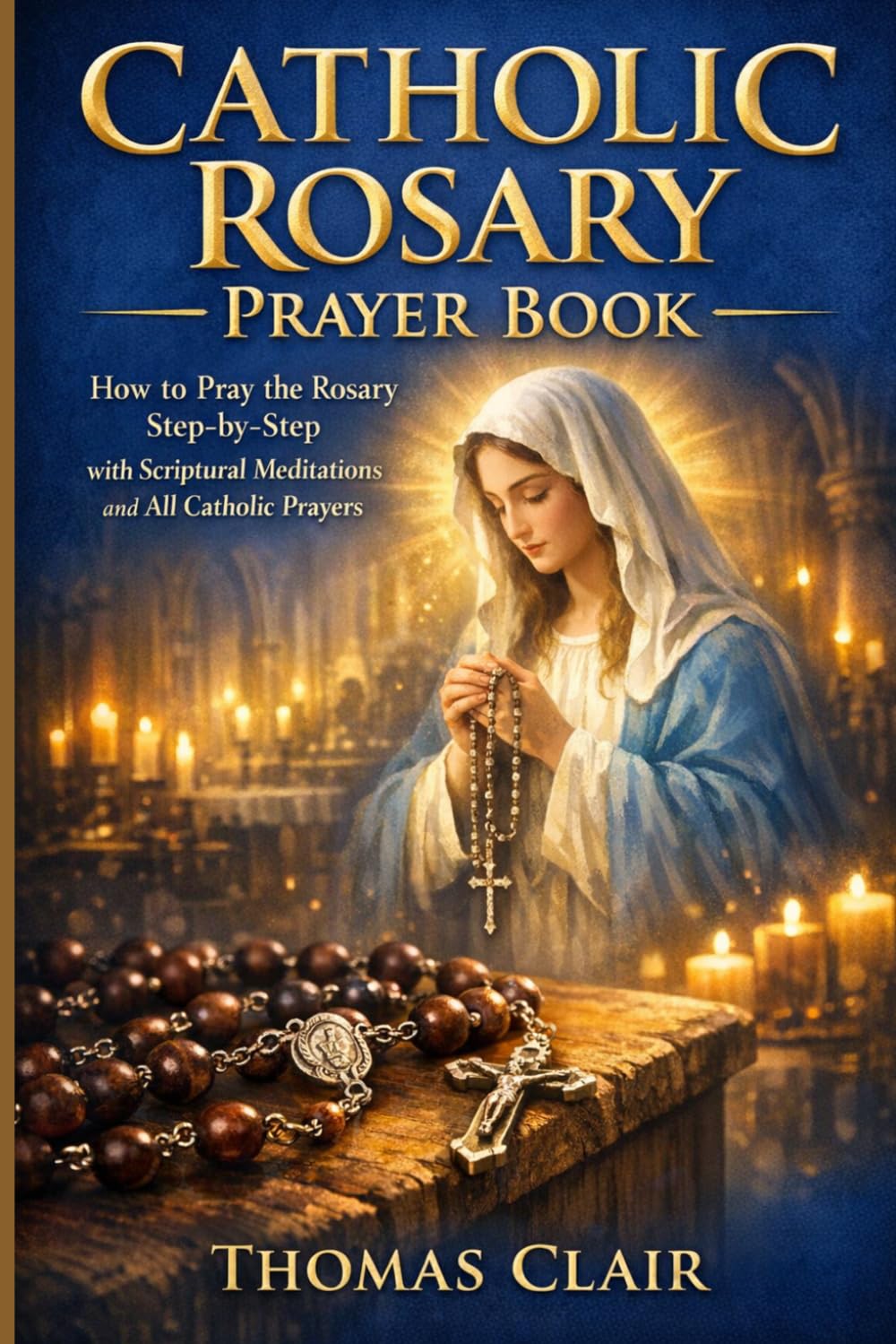 Catholic Rosary Prayer Book: How to Pray the Rosary Step-by-Step with Scriptural Meditations and All Catholic Prayers