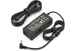 19V 2.53A Power Cord for Select Samsung TV Models