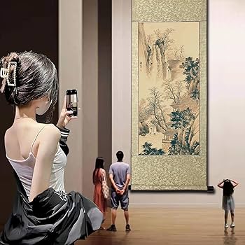 山水 水墨18 雪舟等楊筆「四季山水図（山水長巻）」部分、文明18年（1486）